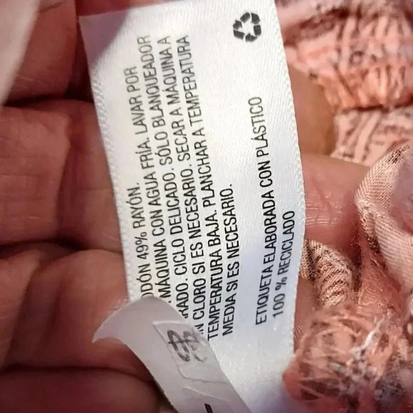 Universal Thread Peach & Coral XS Tiered Dress - Picture 8 of 10